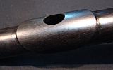 Close-up of Lip-plate on wooden Böhm head